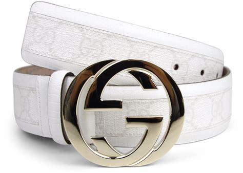 real gucci belt white|authentic men's gucci belt sale.